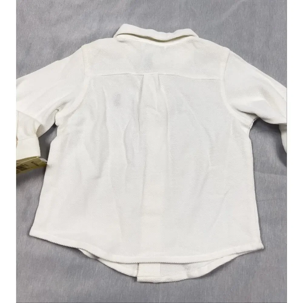 Vintage NWT Ralph Lauren Baby Boy Long Sleeve Oxford Button Down 9M Pony Logo
